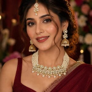 Kundan Necklace (ivory)