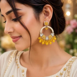Crystal Beads Earrings