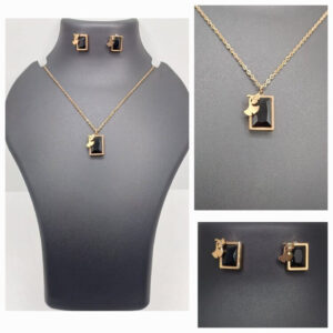 square pendent chain