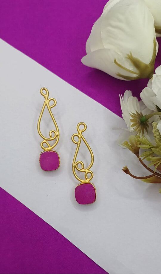 golden western earring