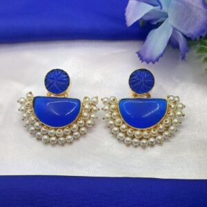 Golden And Bead Earr...