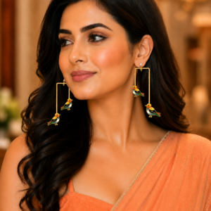 Bird Drop Earring